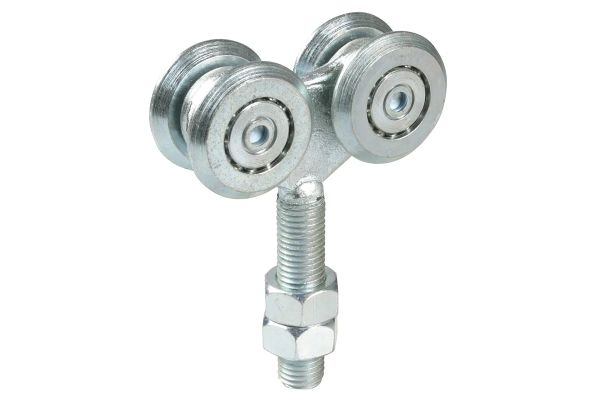 Carrello per portoni scorrevoli con 4 cuscinetti scorrevole