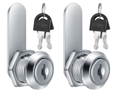 Serie di 2 cilindri a levetta 16mm con 2 chiavi in KA