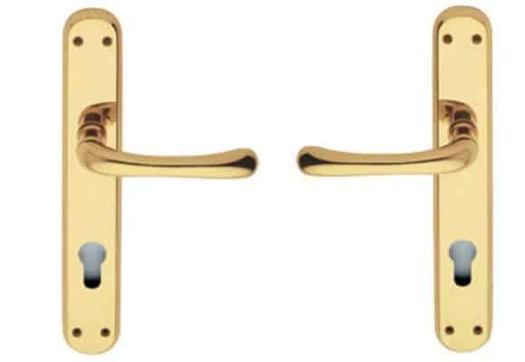 Maniglia Reguitti Monia con placca foro yale olsv (DISMESSO)