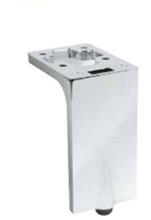 Piede rettangolare in zama H14