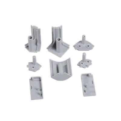 Accessori alzatina alluminio satinato