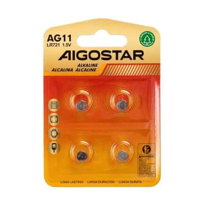 Batteria a bottone aigostarLR 44
