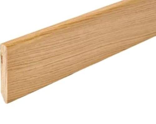 Battiscopa spazzolato oliato 82x13 rovere