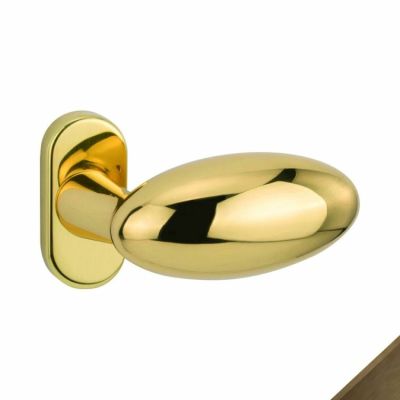 Maniglia Reguitti Ellisse bronzo graffiato