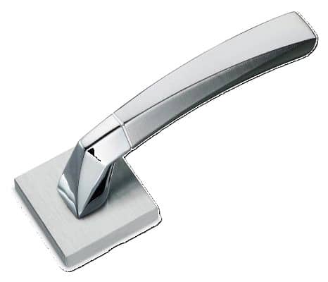 Maniglia Sicma Diamond con rosetta foro normale cromosat