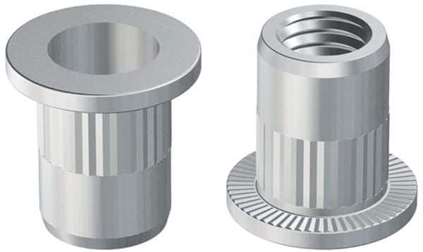 Testina filettata m4 per rivettatrice