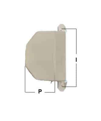 Avvolgitore per tapparelle a bandiera bianco plastica