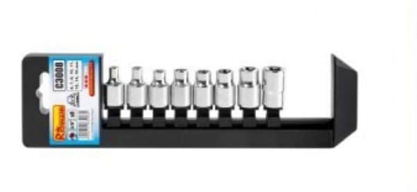 Seria 8 pz bussole 5-13 attacco 1/4"