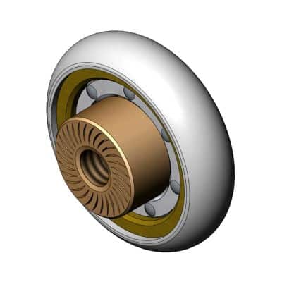 Cuscinetti di ricambio per ante doccia scorrevoli diametro 19 dimensioni 19x5,2x8