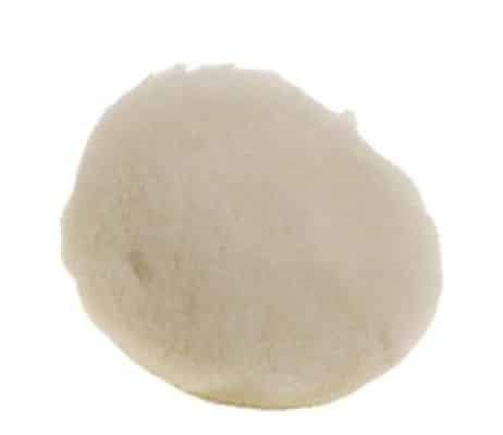 Cuffia lana agnello c/velcro diam.115