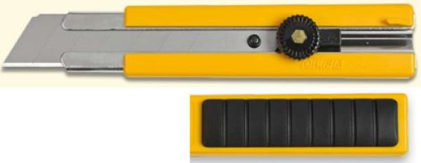 Cutter olfa impugnatura gomma lama mm25